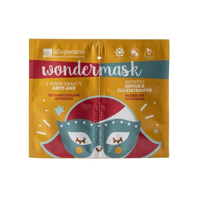 Wondermask maschera 2 steps beauty anti age - La Saponaria