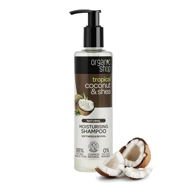 Shampoo idratante Cocco & Burro di Karitè - Organic Shop