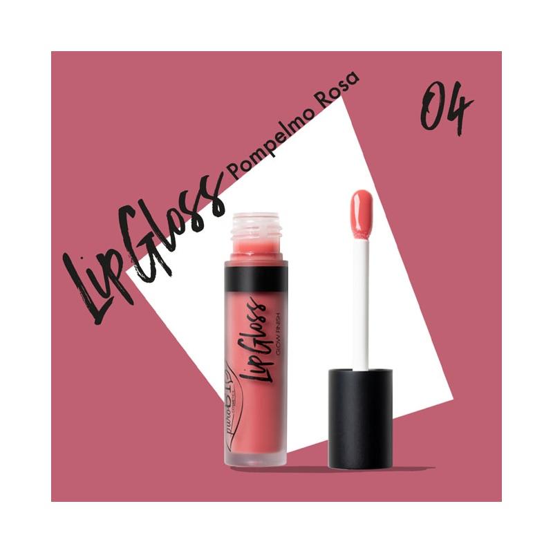 Lip Gloss 04 New Pompelmo Rosa - PuroBio Cosmetics