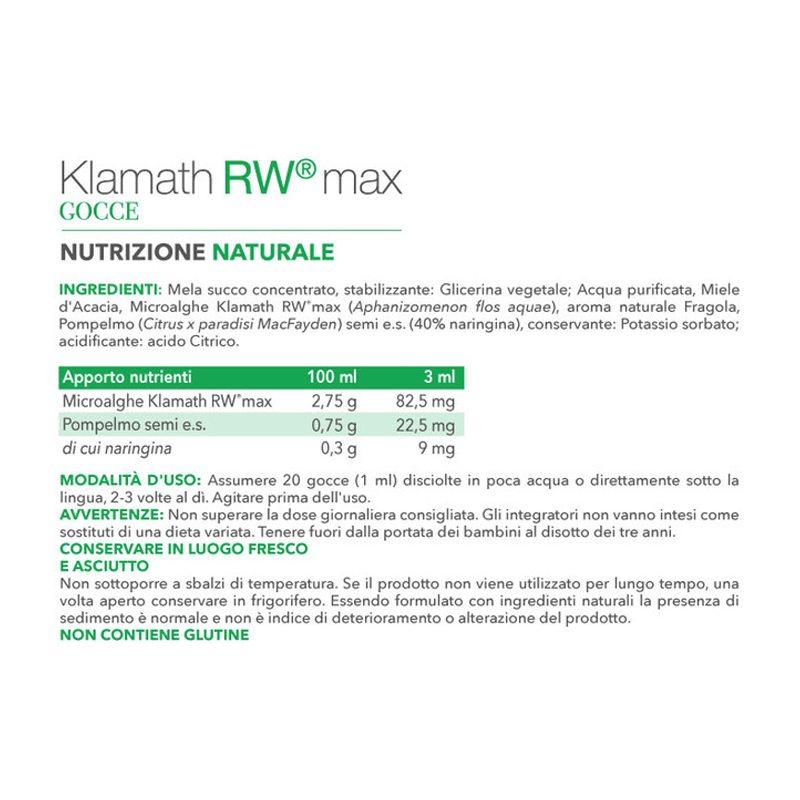 Klamath RW® MAX Gocce - Nutrigea