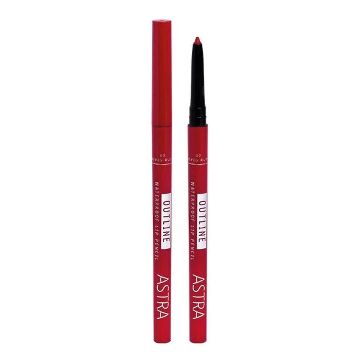 Outline Waterproof Lip Pencil 07 Vivid Rust - Astra Make Up