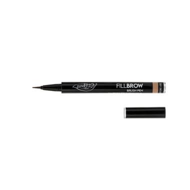 Fillbrow Brush Pen 01 Biondo Naturale - PuroBio Cosmetics